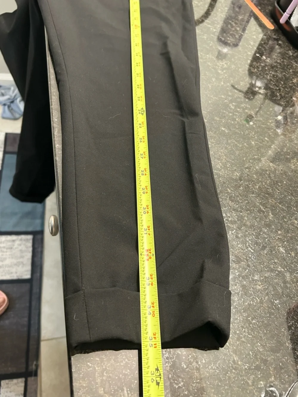 H&M Black Chino Pants (Altered) - Men's Size 29 - Cropped Slim Fit